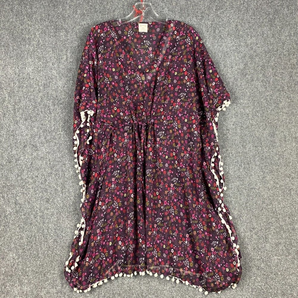 Ananda Blouse One Size Women's Sleeveless Floral 100% Polyester